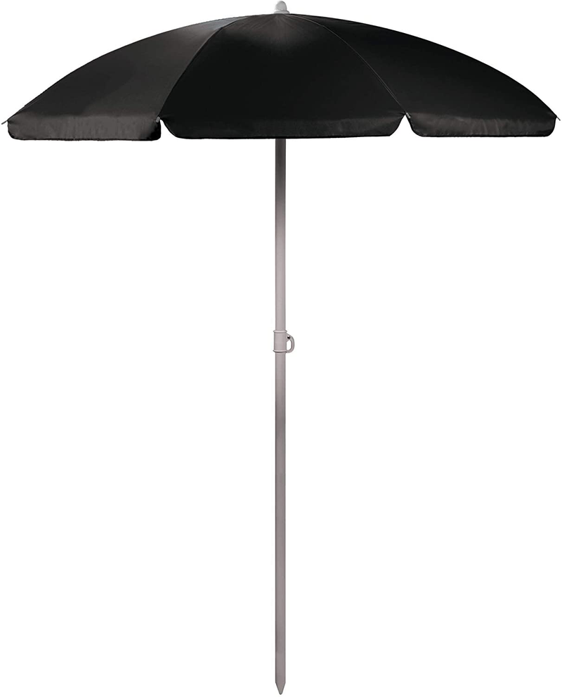 Picnic Time Portable Canopy Outdoor Umbrella, Black Home & Garden > Lawn & Garden > Outdoor Living > Outdoor Umbrella & Sunshade Accessories ONIVA - a Picnic Time brand Black  