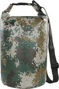 MARCHWAY Floating Waterproof Dry Bag 5L/10L/20L/30L/40L, Roll Top Sack Keeps Gear Dry for Kayaking, Rafting, Boating, Swimming, Camping, Hiking, Beach, Fishing  MARCHWAY Digital Camo 40L 