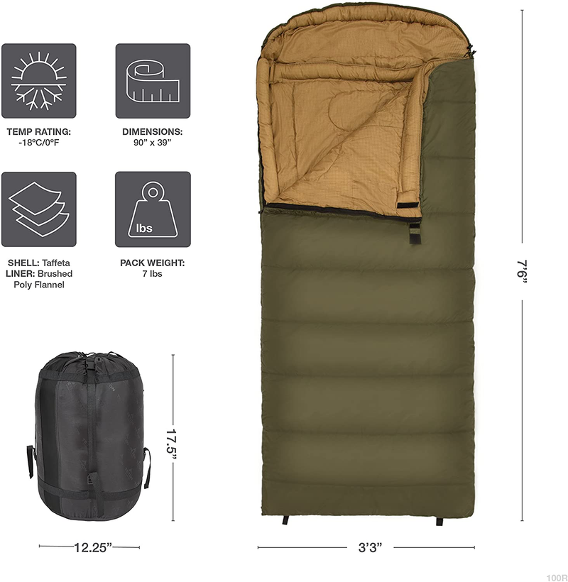 TETON Sports Celsius XXL Sleeping Bag; Great for Family Camping; Free Compression Sack Sporting Goods > Outdoor Recreation > Camping & Hiking > Sleeping Bags TETON Sports   