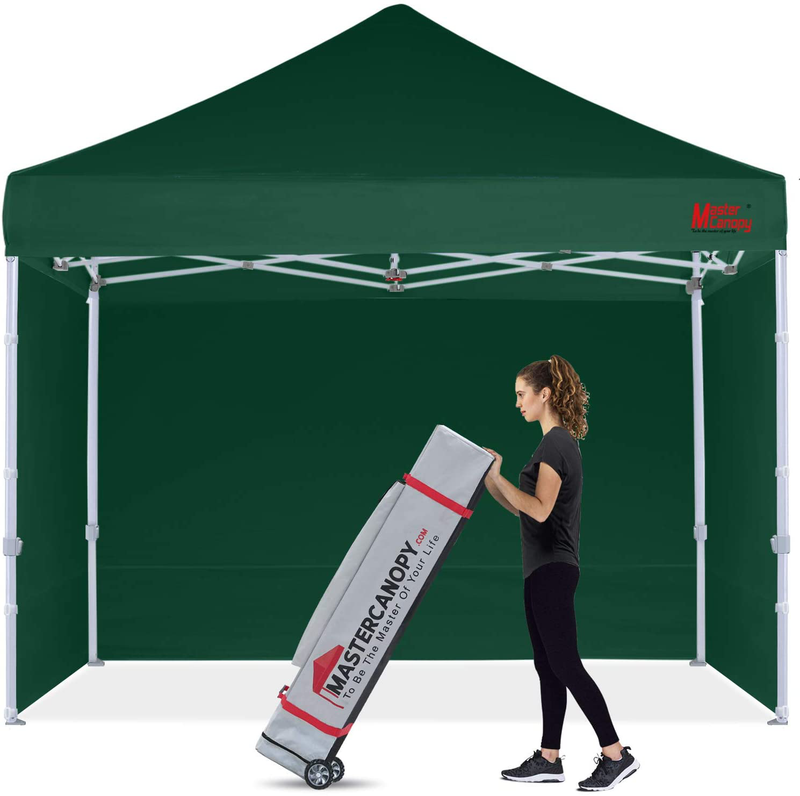 MASTERCANOPY Durable Pop-Up Canopy Tent 10X15 Heavy Duty Instant Canopy with Sidewalls (White) Sporting Goods > Outdoor Recreation > Camping & Hiking > Tent Accessories MASTERCANOPY Forest Green 10x10 