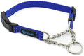 Max and Neo Stainless Steel Chain Martingale Collar - We Donate a Collar to a Dog Rescue for Every Collar Sold Animals & Pet Supplies > Pet Supplies > Dog Supplies Max and Neo BLUE X-SMALL 