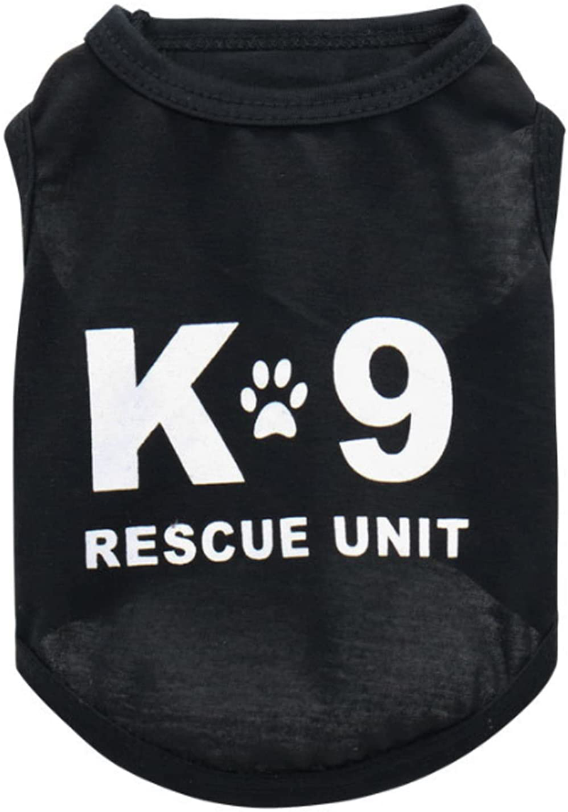 Puppy Clothes for Small Dog Boy Summer Shirt for Chihuahua Yorkies Male Pet Outfits Cat Clothing Black Vest Funny Apparel …… Animals & Pet Supplies > Pet Supplies > Cat Supplies > Cat Apparel Likemi   