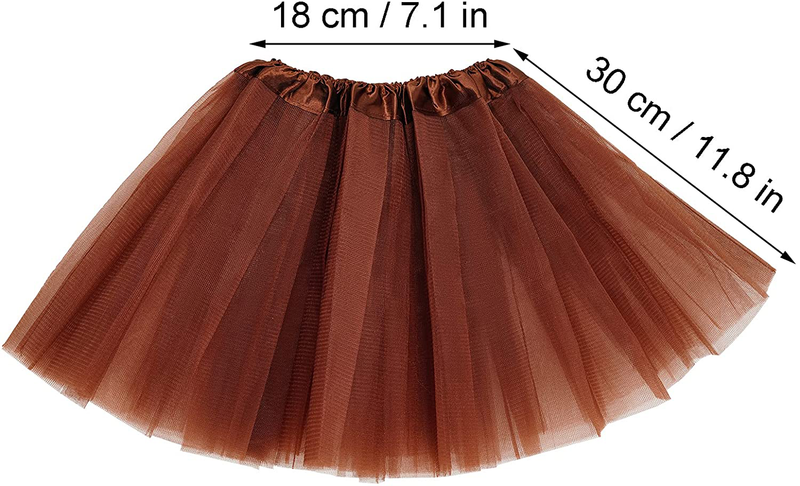 Marrywindix Brown Leopard Costume Tutu Set Animal Fancy Dress Costume Kit Halloween Party Dress Up Accessories for Kid Apparel & Accessories > Costumes & Accessories > Costumes Marrywindix   