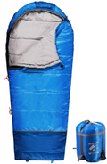 REDCAMP Kids Mummy Sleeping Bag for Camping, 3 Season Cold Weather Sleeping Bag Fit Boys,Girls & Teens, Blue/Rose Red Sporting Goods > Outdoor Recreation > Camping & Hiking > Sleeping Bags REDCAMP Blue with 3.3lbs Filling  