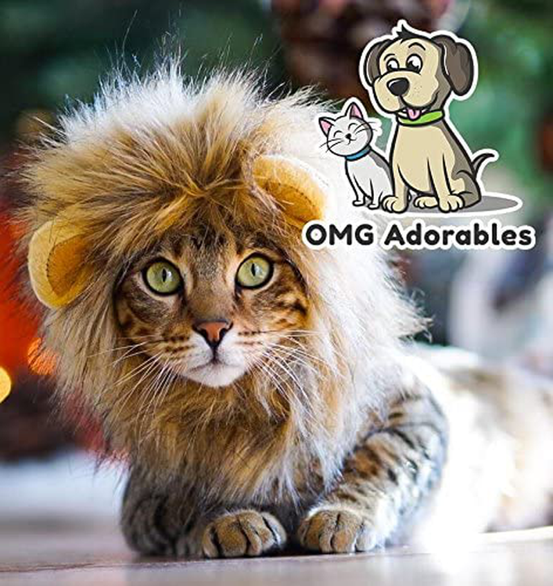 OMG Adorables Lion Mane Costume for Cat Animals & Pet Supplies > Pet Supplies > Cat Supplies > Cat Apparel OMG Adorables   
