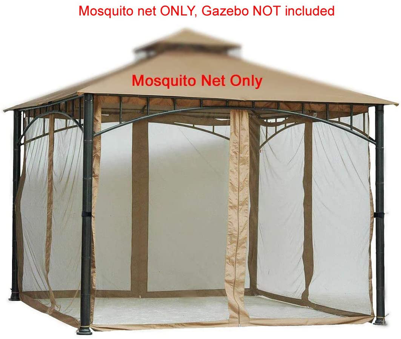 Replacement Mosquito Netting Screen Walls for Gazebo Size 10 Ft X 10 Ft (Gazebo Mosquito Net Only) Sporting Goods > Outdoor Recreation > Camping & Hiking > Mosquito Nets & Insect Screens Westcharm   