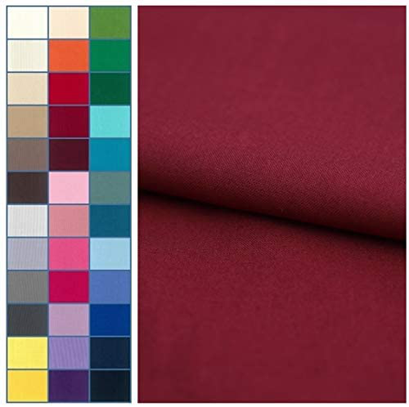 COTTONVILL 20COUNT Cotton Solid Quilting Fabric (3yard, 33-Blue Moon) Arts & Entertainment > Hobbies & Creative Arts > Arts & Crafts > Crafting Patterns & Molds > Sewing Patterns COTTONVILL 19-rumba Red 3yard 