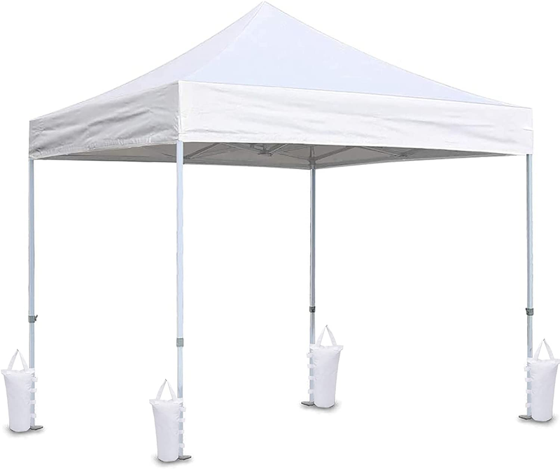 Ikerall Canopy Weights Bag Leg Weight for Pop up Canopy Tent, Sand Bags for Patio Umbrella Instant Outdoor Sun Shelter (4-Pack White) Home & Garden > Lawn & Garden > Outdoor Living > Outdoor Structures > Canopies & Gazebos Ikerall   