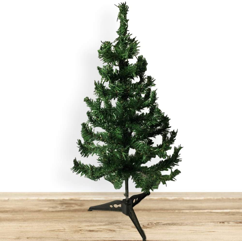 Christmas Tree - Artificial Christmas Tree with Stand - Green Pine Tabletop Tree - Approx. 2 Feet High Home & Garden > Decor > Seasonal & Holiday Decorations > Christmas Tree Stands BANBERRY DESIGNS   