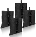 NianYI Canopy Weights Set of 4, Weights for Tent Legs Heavy Duty Gazebo Weight Bags, Sand Bags for Any Pop up Tent Gazebo Canopy Outdoor Sun Shelter (4 Pcs/Black) Home & Garden > Lawn & Garden > Outdoor Living > Outdoor Structures > Canopies & Gazebos NianYI Black 4 