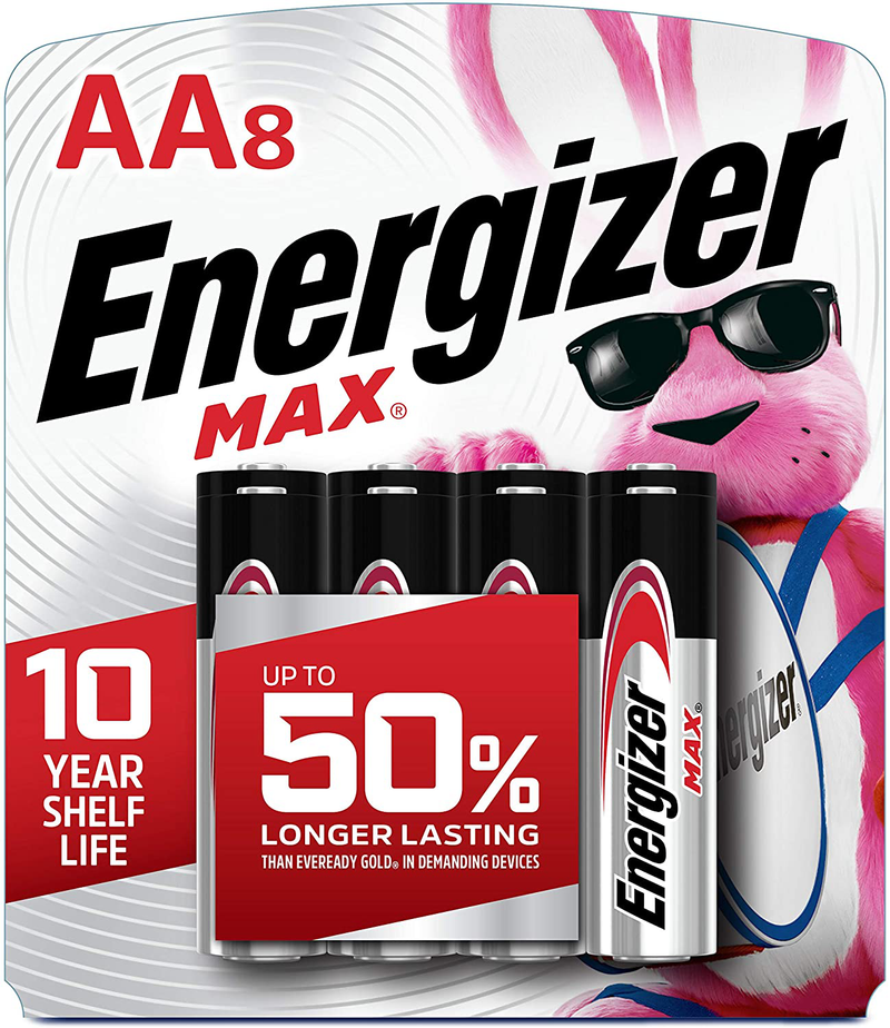 Energizer AA Batteries (24 Count), Double A Max Alkaline Battery Electronics > Electronics Accessories > Power > Batteries Energizer 8 Count  