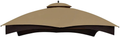 Eurmax Replacement Canopy Top Heavy Duty Gazebo Roof with Air Vent for Lowe's Allen Roth 10X12 Gazebo Cover #GF-12S004B-1, Replacement Top Only (Khaki) Home & Garden > Lawn & Garden > Outdoor Living > Outdoor Structures > Canopies & Gazebos Eurmax Khaki  
