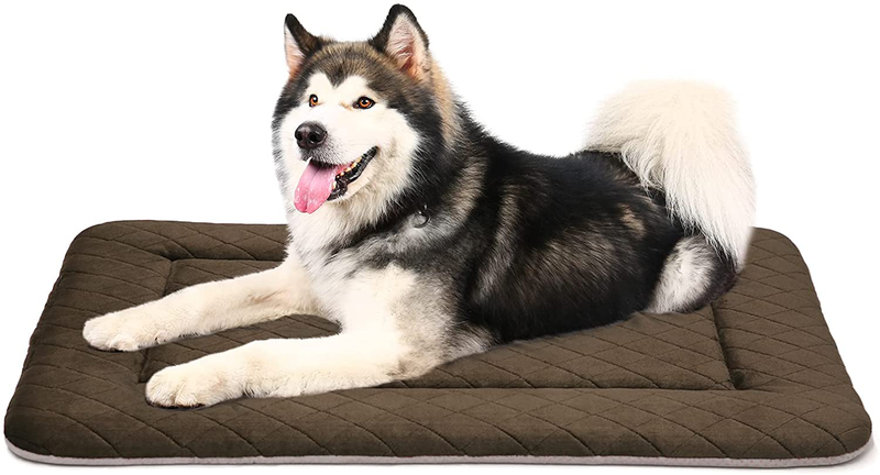 Hero Dog Large Dog Bed Crate Mat Crate Pad Pet Beds for Medium, Large, and Extra Large Dogs, Machine Washable Diamond Dog Sleeping Mattress with Non-Slip Bottom, Multi Colors Animals & Pet Supplies > Pet Supplies > Dog Supplies > Dog Beds Hero Dog   