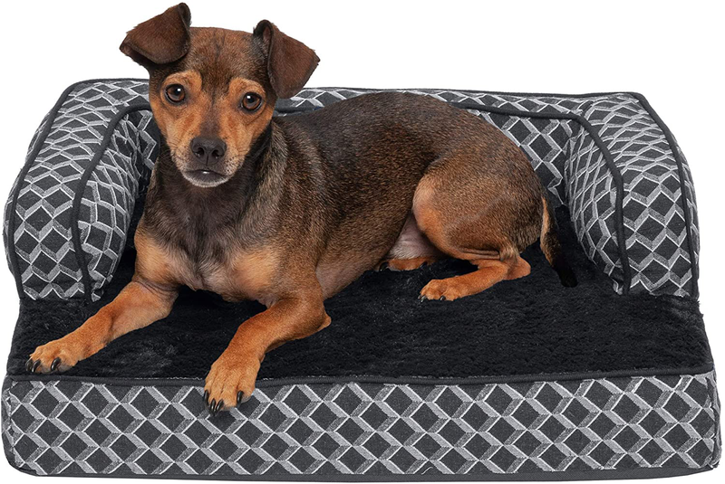 Furhaven Orthopedic Dog Beds for Small, Medium, and Large Dogs, CertiPUR-US Certified Foam Dog Bed Animals & Pet Supplies > Pet Supplies > Dog Supplies > Dog Beds Furhaven Diamond Gray Egg Crate Orthopedic Foam Small (Pack of 1)