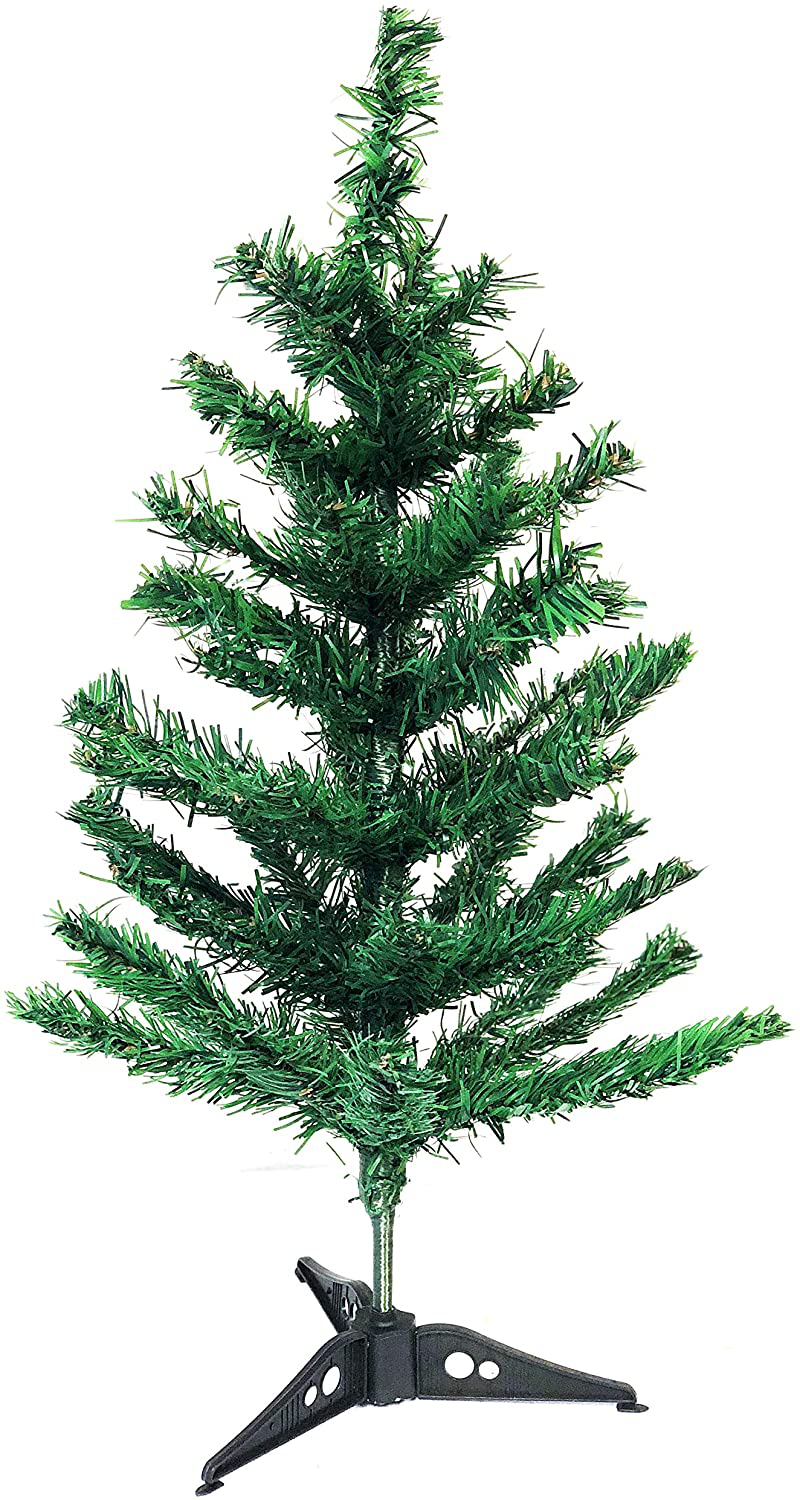 Christmas Elegance 2 Ft Mini Christmas Pine Tree with Tree Stand Home & Garden > Decor > Seasonal & Holiday Decorations > Christmas Tree Stands Christmas Elegance   