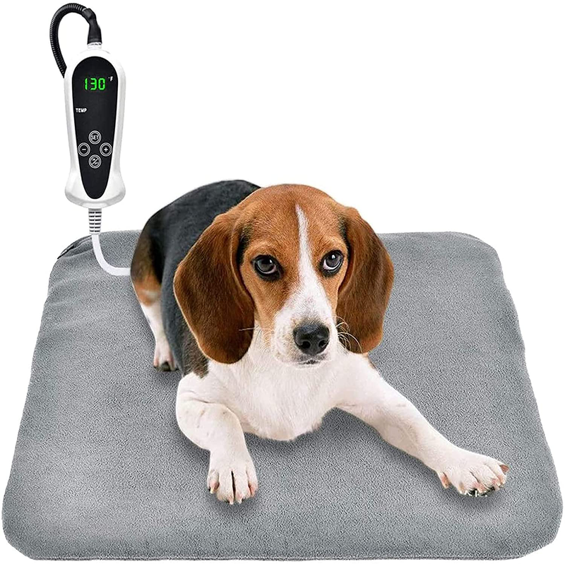 RIOGOO Pet Heating Pad, Upgraded Electric Dog Cat Heating Pad Indoor Waterproof, Auto Power Off Animals & Pet Supplies > Pet Supplies > Cat Supplies > Cat Beds RIOGOO M: 18"x 18"  