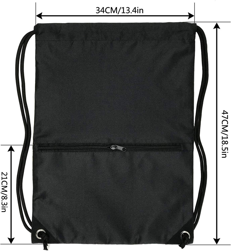 HOLYLUCK Drawstring Backpack Bag Sport Gym Sackpack Home & Garden > Household Supplies > Storage & Organization HOLYLUCK   