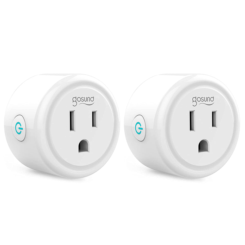 Mini Smart Plug Works with Alexa and Google Home, WiFi Outlet Socket Remote Control with Timer Function, Only Supports 2.4GHz Network, No Hub Required, ETL FCC Listed (4 Pack) Home & Garden > Lighting Accessories > Lighting Timers gosund Mini Plug 2 Pack  