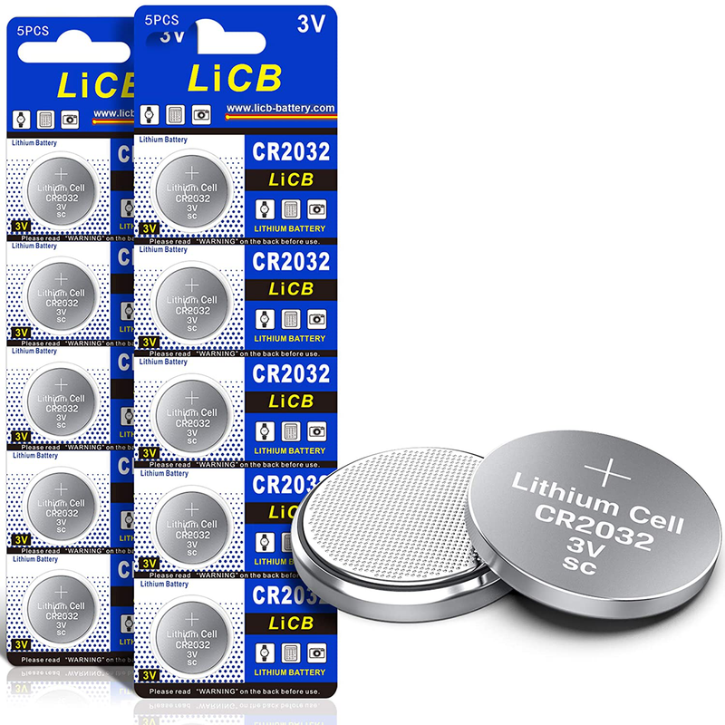 LiCB CR2032 3V Lithium Battery(10-Pack) Electronics > Electronics Accessories > Power > Batteries LiCB Default Title  