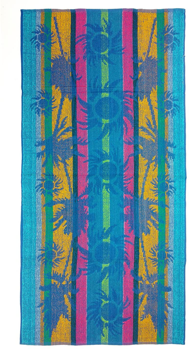 KAUFMAN - Terry Beach & Pool Towel 4-Pack of Assorted Colors - 30in x 60in Home & Garden > Linens & Bedding > Towels Ben Kaufman Sales   