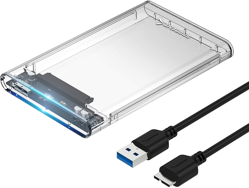 SABRENT 2.5-Inch SATA to USB 3.0 Tool-Free External Hard Drive Enclosure [Optimized for SSD, Support UASP SATA III] Black (EC-UASP) Electronics > Electronics Accessories > Computer Components > Storage Devices > Hard Drive Accessories > Hard Drive Enclosures & Mounts ‎Sabrent SATA Clear  