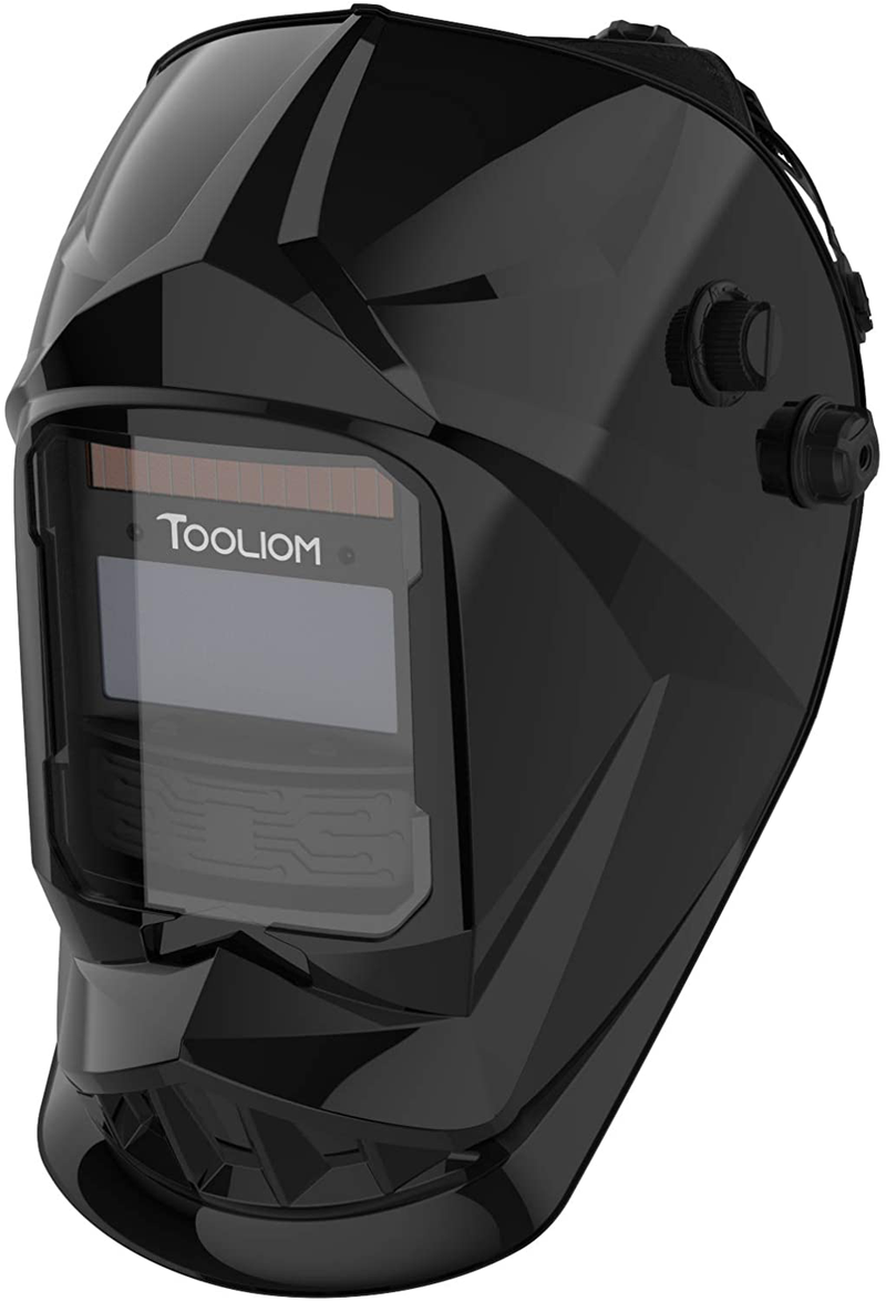 TOOLIOM Welding Helmet, True Color Auto Darkening 1/1/1/2 Large Viewing 3.94"x 3.27" Welder Mask Hood with Weld/Grind/Cut Mode for TIG MIG/MAG MMA Plasma Grinding Business & Industrial > Work Safety Protective Gear > Welding Helmets TOOLIOM TL-21600A  