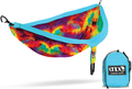 ENO, Eagles Nest Outfitters DoubleNest Print Lightweight Camping Hammock, 1 to 2 Person Home & Garden > Lawn & Garden > Outdoor Living > Hammocks ENO Tie Dye  