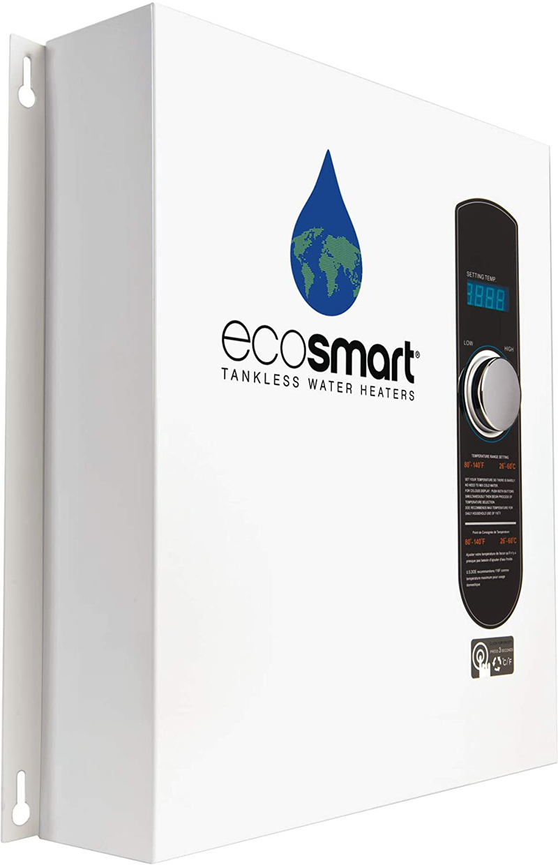 Ecosmart ECO 24 24 KW at 240-Volt Electric Tankless Water Heater with Patented Self Modulating Technology, 17 X 17 X 3.5 Sporting Goods > Outdoor Recreation > Camping & Hiking > Portable Toilets & ShowersSporting Goods > Outdoor Recreation > Camping & Hiking > Portable Toilets & Showers EcoSmart   