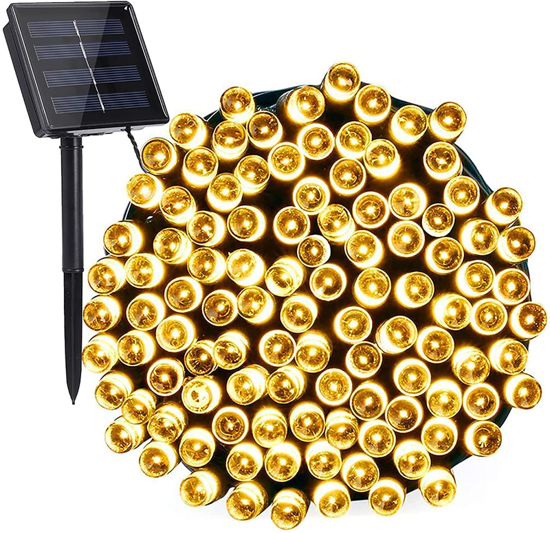 Toodour Solar Christmas Lights, 2 Packs 72ft 200 LED 8 Modes Solar String Lights, Waterproof Solar Outdoor Christmas Lights for Garden, Patio, Fence, Balcony, Christmas Tree Decorations (Multicolor) Home & Garden > Decor > Seasonal & Holiday Decorations& Garden > Decor > Seasonal & Holiday Decorations Toodour Warm White 72ft 