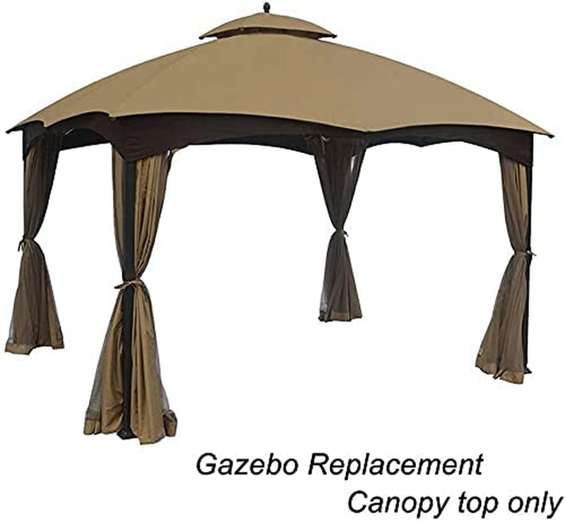 Eurmax Replacement Canopy Top Heavy Duty Gazebo Roof with Air Vent for Lowe's Allen Roth 10X12 Gazebo Cover