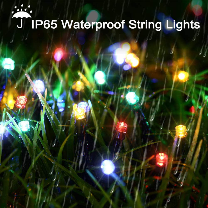 Toodour Solar Christmas Lights, 2 Packs 72ft 200 LED 8 Modes Solar String Lights, Waterproof Solar Outdoor Christmas Lights for Garden, Patio, Fence, Balcony, Christmas Tree Decorations (Multicolor) Home & Garden > Decor > Seasonal & Holiday Decorations& Garden > Decor > Seasonal & Holiday Decorations Toodour   