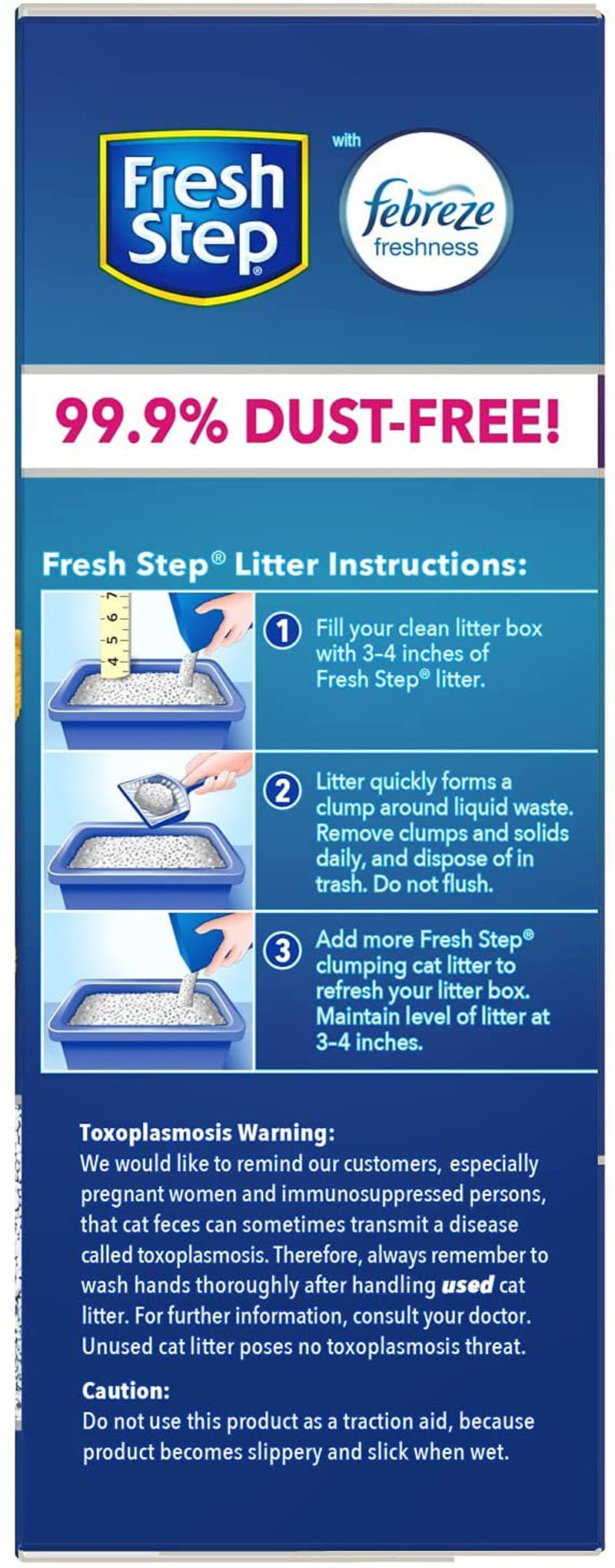Fresh Step Scented Litter with The Power of Febreze, Clumping Cat Litter Animals & Pet Supplies > Pet Supplies > Cat Supplies > Cat Litter Fresh Step   