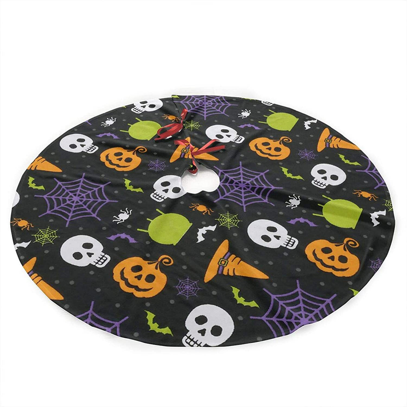 JEEFANS The Nightmare Before Christmas Christmas Tree Skirt, for Xmas Holiday Party Supplies Large Tree Mat Decor, Halloween Ornaments 36 Inch Home & Garden > Decor > Seasonal & Holiday Decorations > Christmas Tree Skirts JEEFANS The Nightmare Before Christmas-2 36 INCHES 