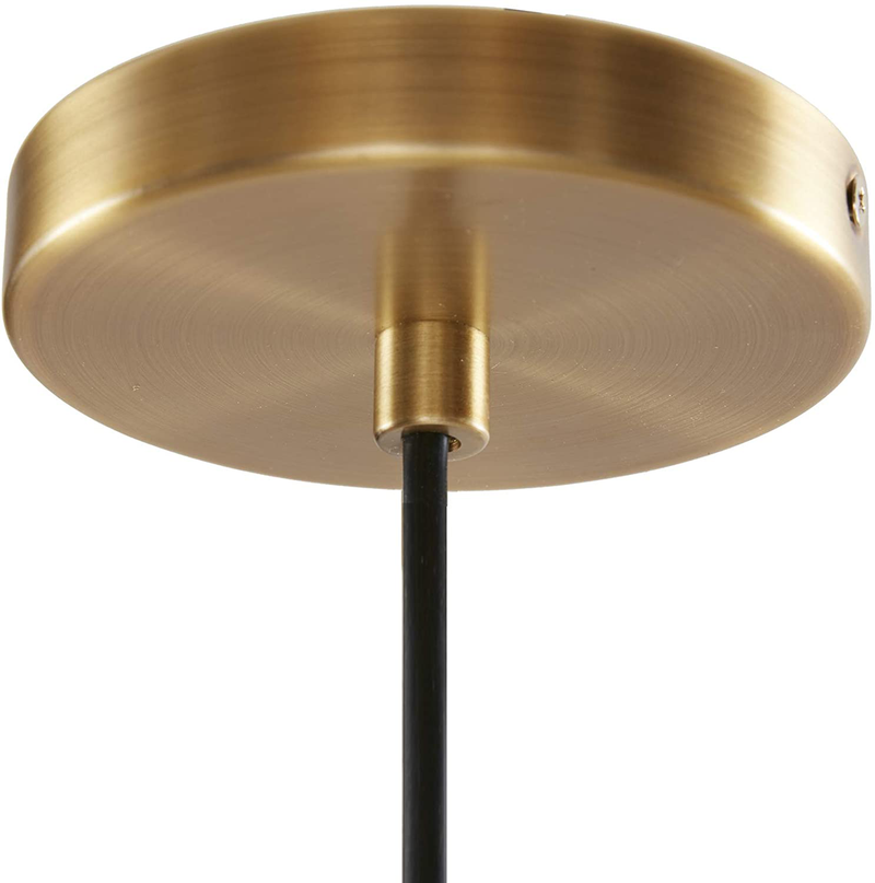 Hampton Hill Auburn Gold Modern Chandeliers Pendant Hanging Lamp Ceiling, Dining Room Lighting Fixtures, 8"x8"