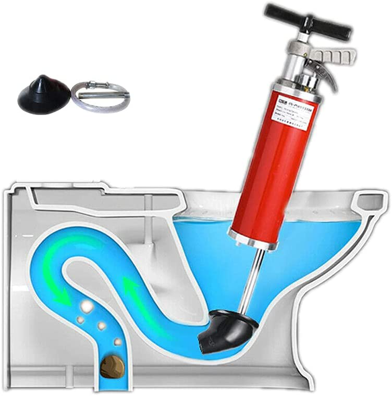 Drain Clog Remover, GDAE10 Cleaner Tool Pipe Cleaning Manual Water Ram Capacity Pump Dredging Device High Pressure Toilet Plunger Portable Bathroom Shower Kitchen Sporting Goods > Outdoor Recreation > Camping & Hiking > Portable Toilets & ShowersSporting Goods > Outdoor Recreation > Camping & Hiking > Portable Toilets & Showers GDAE10   