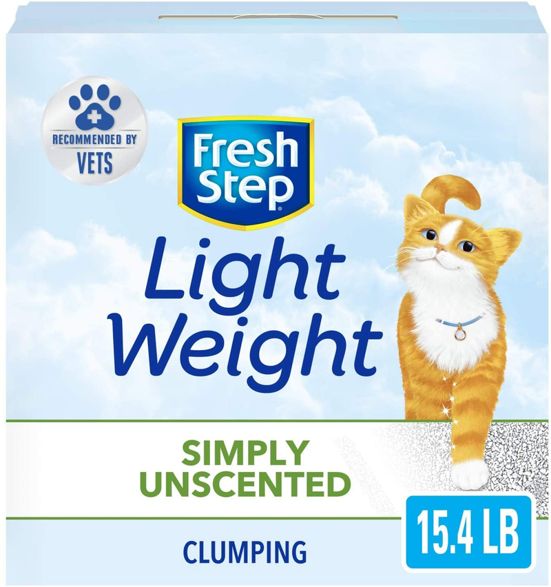 Fresh Step Lightweight Clumping Cat Litter - 15.4lb Animals & Pet Supplies > Pet Supplies > Cat Supplies > Cat Litter Fresh Step Simply Unscented 15.4 lb 