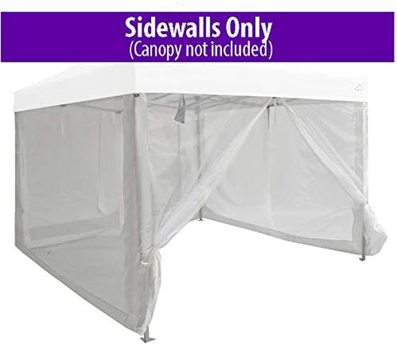 Impact Canopy Zippered Mesh Sidewalls for 10' X 10' Pop-Up Tent Canopy, White Sporting Goods > Outdoor Recreation > Camping & Hiking > Mosquito Nets & Insect Screens IMPACT CANOPY   