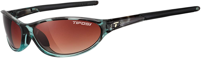 Tifosi Women's Alpe 2.0 SingleLens Sunglasses Sporting Goods > Outdoor Recreation > Cycling > Cycling Apparel & Accessories Tifosi Blue Tortoise  