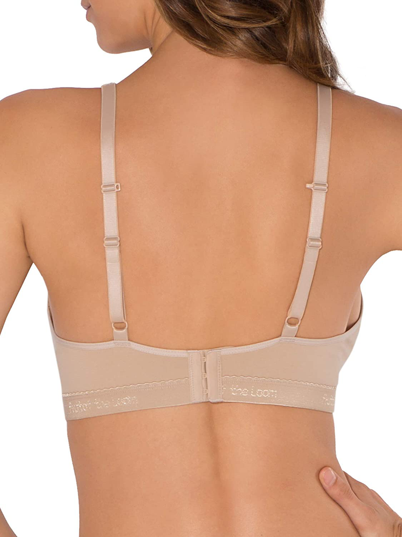 Fruit of the Loom Women's Wirefree Cotton Bralette, 2-Pack Apparel & Accessories > Clothing > Underwear & Socks > Bras Fruit of the Loom   