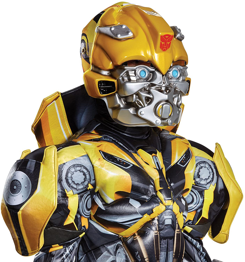 Disguise Bumblebee Movie Prestige Costume, Yellow, Medium (7-8) Apparel & Accessories > Costumes & Accessories > Costumes Disguise   