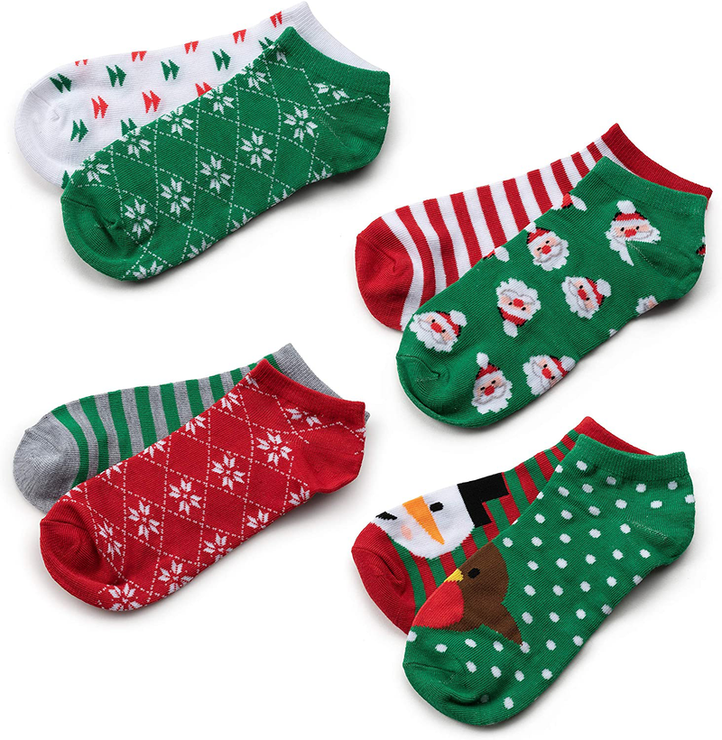 Silky Toes Womens Colorful Low Cut Socks Casual No Show Socks, 10 Pairs per pack Home & Garden > Decor > Seasonal & Holiday Decorations& Garden > Decor > Seasonal & Holiday Decorations KOL DEALS Holiday- Mismatch (4 Pairs Per Box) 9-11 