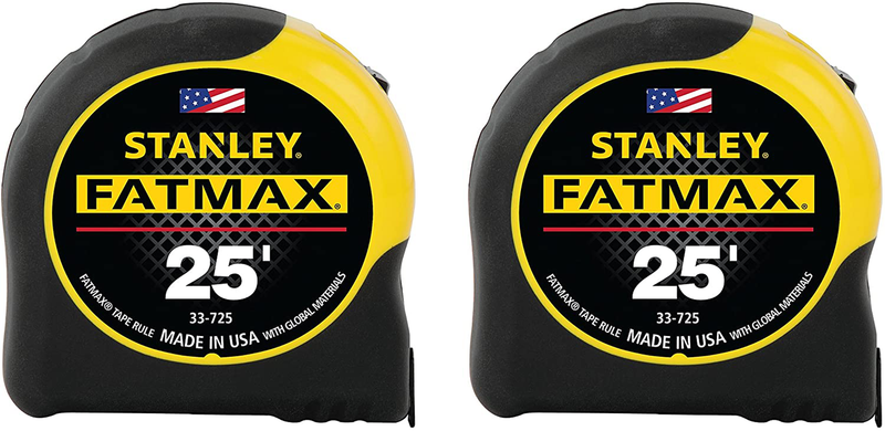 STANLEY FATMAX Tape Measure, 35-Foot (33-735) Hardware > Tools > Measuring Tools & Sensors Stanley 2-Pack (25-Feet)  