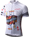 MR Strgao Men's Cycling Jersey Bike Short Sleeve Shirt Sporting Goods > Outdoor Recreation > Cycling > Cycling Apparel & Accessories Mengliya Poker 2 X-Large 