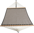 Patio Watcher 11 FT Quick Dry Hammock Bamboo Wood Spreader Bars Outdoor Patio Yard Poolside Hammock with Chain Hanging Kits and Hooks, Waterproof and UV Resistance,Mocha Home & Garden > Lawn & Garden > Outdoor Living > Hammocks Patio Watcher Mocha  