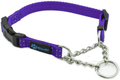 Max and Neo Stainless Steel Chain Martingale Collar - We Donate a Collar to a Dog Rescue for Every Collar Sold Animals & Pet Supplies > Pet Supplies > Dog Supplies Max and Neo PURPLE X-SMALL 