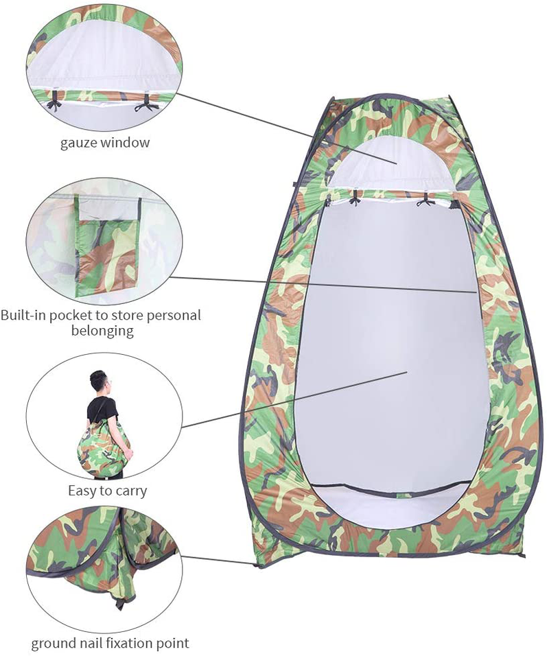 Pop up Tent Instant Portable Shower Tent Outdoor Privacy Toilet & Changing Room
