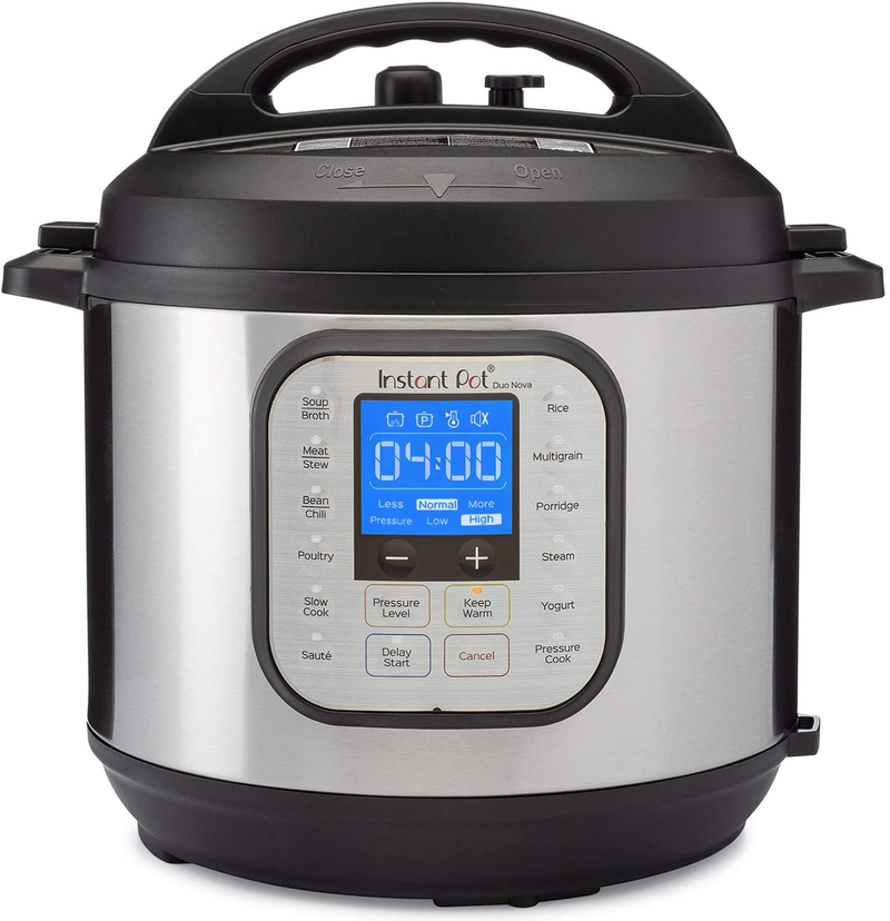 Instant Pot Duo Nova 7-in-1 Electric Pressure Cooker, Slow Cooker, Rice Cooker, Steamer, Saute, Yogurt Maker, 3 Quart, 14 One-Touch Programs, Best For Beginners Home & Garden > Kitchen & Dining > Kitchen Tools & Utensils > Kitchen Knives Instant Pot Duo Nova Pressure Cooker 6-QT