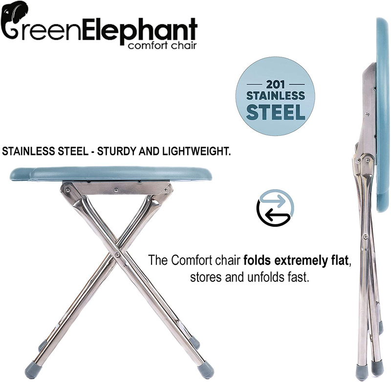 Green Elephant Portable Toilet for Camping | Yoni Steam Seat | Portable Potty for Adults | Stainless Steel Emergency Toilet and Travel Toilet, Easily Folds Extremely Flat for Convenient Storage Sporting Goods > Outdoor Recreation > Camping & Hiking > Portable Toilets & ShowersSporting Goods > Outdoor Recreation > Camping & Hiking > Portable Toilets & Showers Green Elephant   