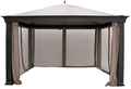 Garden Winds Replacement Canopy Top Cover for Tiverton Series 3 Gazebo - Riplock 350 - Beige