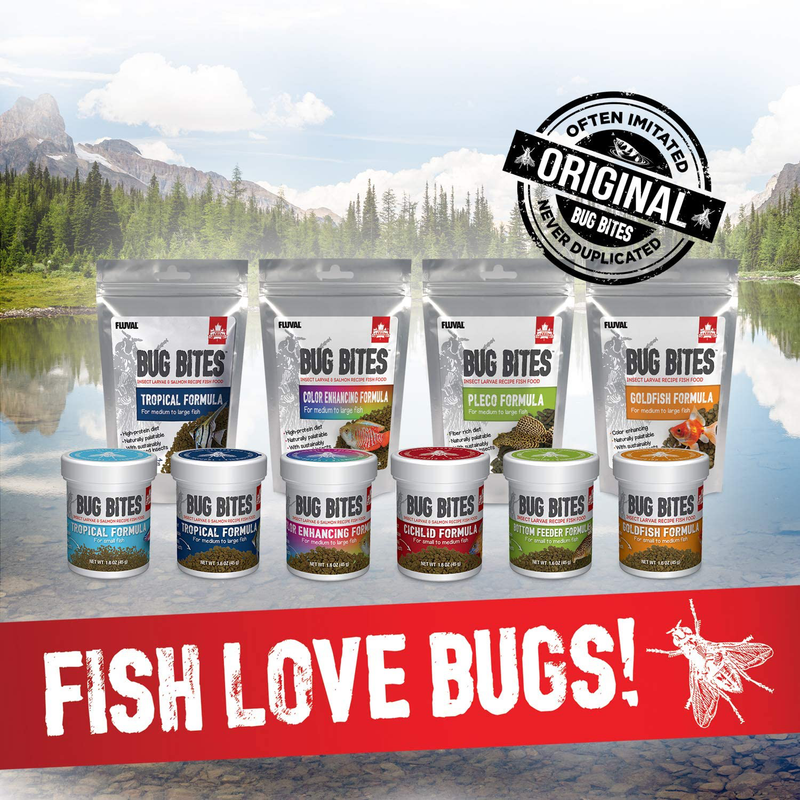 Fluval Bug Bites Tropical Fish Food, Small Granules for Small to Medium Sized Fish Animals & Pet Supplies > Pet Supplies > Fish Supplies > Fish Food Rolf C. Hagen (USA) Corp.   